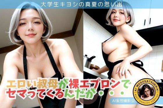 エロい叔母が裸エプロンでセマってくるんだが・・・/大学生キヨシの特殊なSEX事情 メイン画像