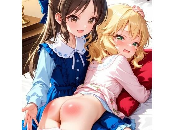 橘ありす・櫻井桃華(アイドルマスター)お尻叩きイラスト集