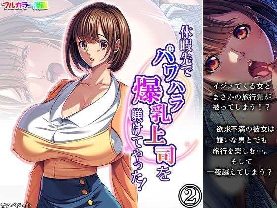休暇先でパワハラ爆乳上司を躾けてやった！ 2巻 メイン画像