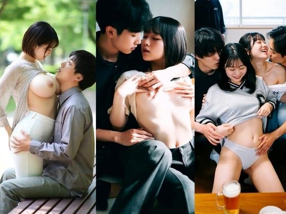 JK 女子学生 女子大生 カップルのイチャイチャ風景 盗撮 ディープキス 彼氏の部屋 素人 教室 家飲み 体育倉庫 サークル メイン画像