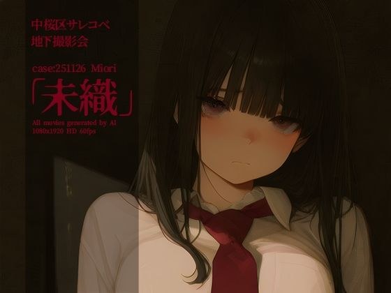中桜区サレコベ 地下撮影会 case:251126 「未織」 メイン画像