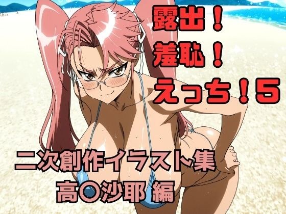 露出！羞恥！えっち！ 二次創作イラスト集5［高〇沙耶］ メイン画像