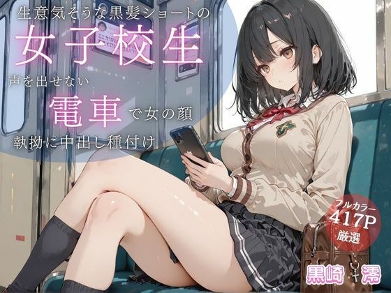 生意気そうな黒髪ショートJKが満員電車で雌の顔に… 声を出せない状況で執拗に中出し種付け メイン画像