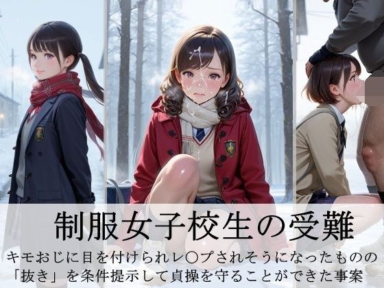 制服女子校生の受難   -キモおじに目を付けられ、レ〇プされそうになったものの 「抜き」を条件提示して貞操を守ることができた事案- メイン画像