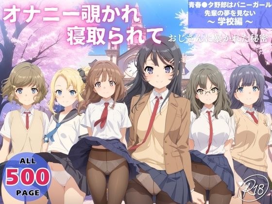 オナニー覗かれ、寝取られて  青春●タ野郎はバニーガール先輩の夢を見ない 〜 学校編 〜 メイン画像