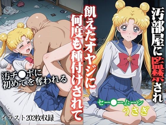 汚部屋に監禁され何度も種付けされて セー●ームーン うさぎ メイン画像