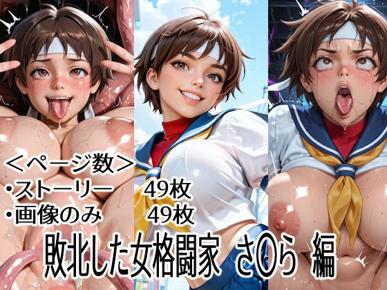 敗北した女格闘家  さ〇ら  編 メイン画像