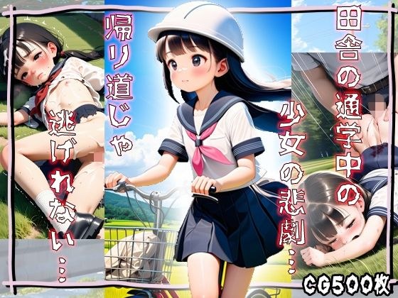 田舎のセーラー服の少女を田んぼで・・・日常にひそむ悲劇の瞬間・・・ メイン画像