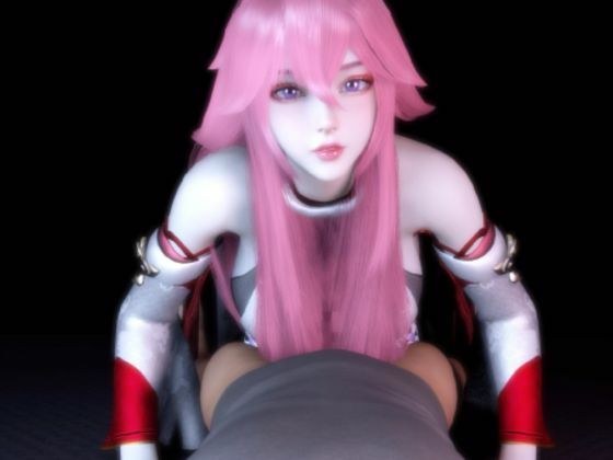 [100 yen] Yaemiko of Genshin's subjective blowjob promotional video メイン画像