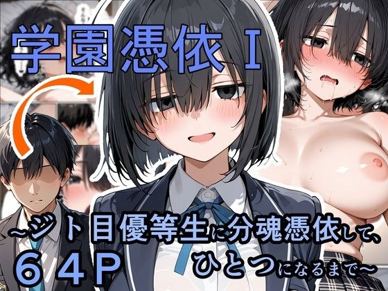 学園憑依I  ジト目優等生に分魂憑依して、ひとつになるまで メイン画像