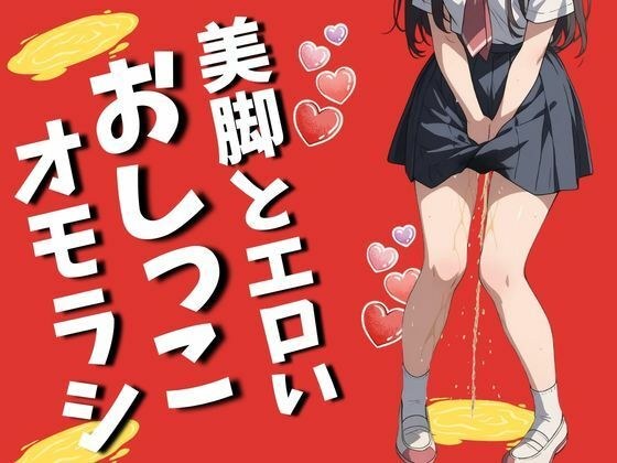 美脚とエロいおしっこお漏らし（50枚） メイン画像