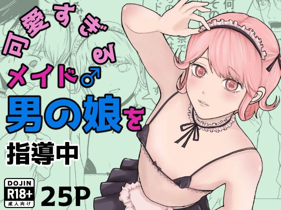 可愛すぎるメイド男の娘♂を指導中 メイン画像