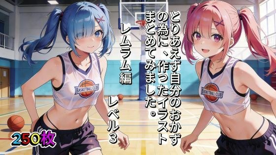 とりあえず自分のおかずの為に、作ったイラストまとめてみました。  レムラム編  レベル3 メイン画像
