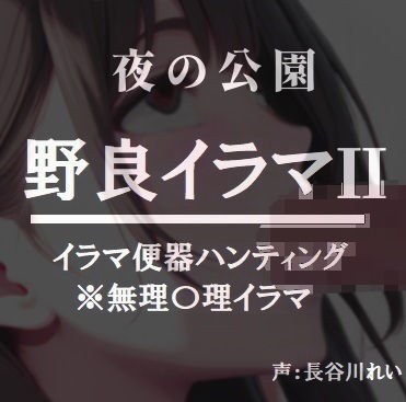 夜の公園ー野良イラマ2【夜道はイラ魔に要注意】 メイン画像