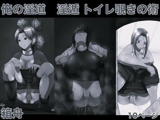 俺の淫道 淫遁 トイレ覗きの術 モノクロ版 メイン画像