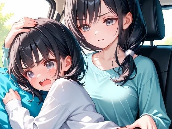 母/娘(オリジナルキャラクター)お尻叩きイラスト集 メイン画像
