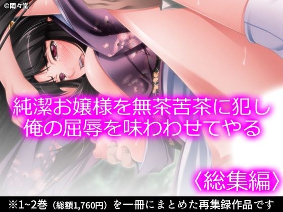 純潔お嬢様を無茶苦茶に犯し俺の屈辱を味わわせてやる ＜総集編＞ メイン画像