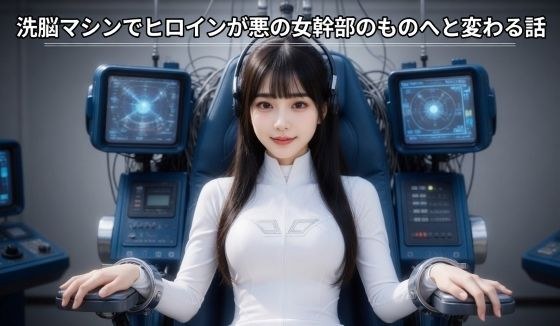 洗脳マシンでヒロインが悪の女幹部のものへと変わる話 メイン画像