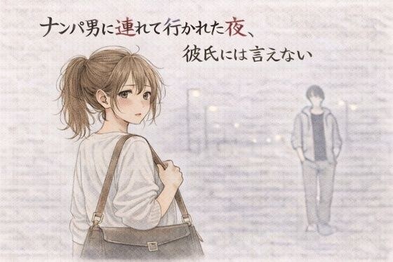 ナンパ男に連れて行かれた夜、彼氏には言えない ―断れなかった― メイン画像