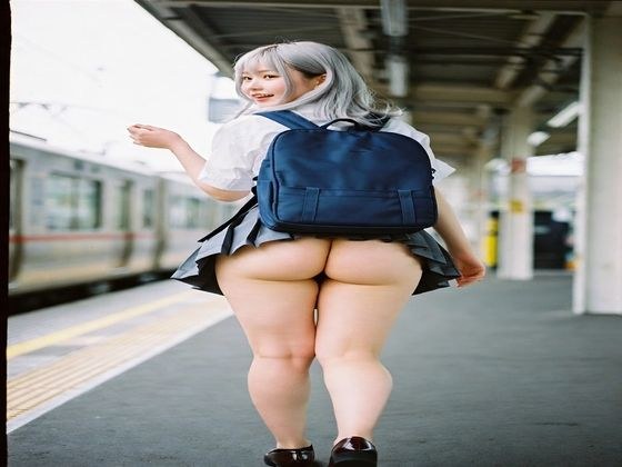 素人撮影 女子●生 〜駅のホーム編〜 Part1 メイン画像