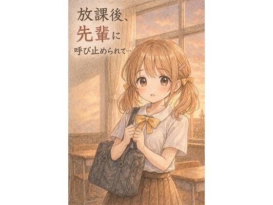 放課後、先輩に呼び止められて、、、 メイン画像