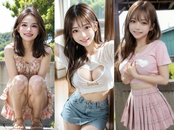 【厳選】可愛いAI美女 私服スタイル 25枚（高画質） メイン画像