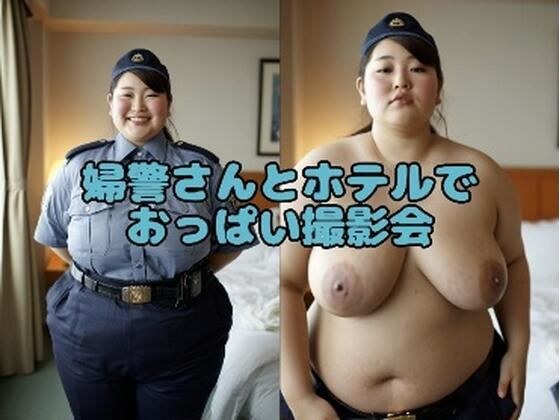 婦警さんとホテルでおっぱい撮影会 メイン画像