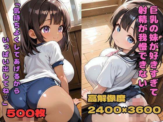 巨乳の妹が好きすぎて射精が我慢できない「気持ちよくしてあげるからいっぱい出してね」 メイン画像