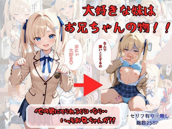 大好きな妹はお兄ちゃんの物！！  他の男にとられるくらいなら・・いっそお兄ちゃんが！ メイン画像