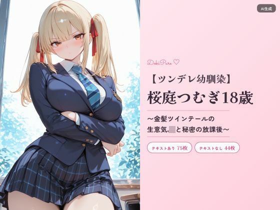 桜庭つむぎ18歳〜金髪ツインテールの生意気JKと秘密の放課後〜 メイン画像