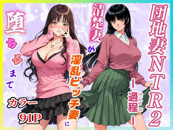 団地妻NTR2 -過程（Side B）-〜清楚妻が淫乱ビッチ妻に堕ちるまで〜 メイン画像