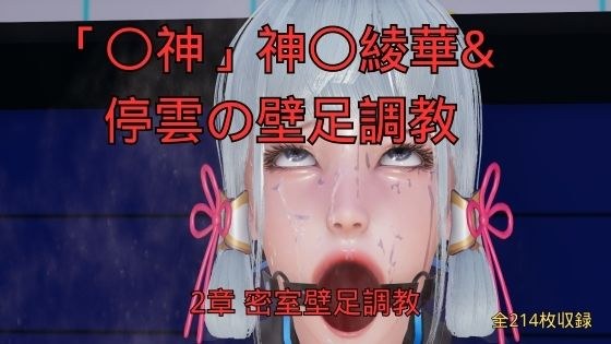 神〇綾華 停雲の壁足調教（〇神、崩〇スターレイル） 2章 密室壁足調教 メイン画像