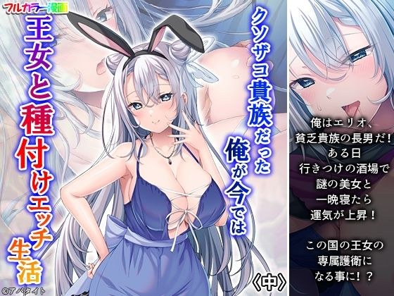 クソザコ貴族だった俺が今では王女と種付けエッチ生活 中 メイン画像
