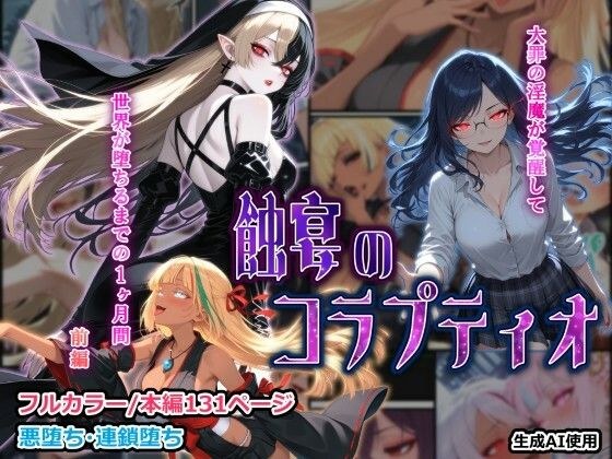 蝕宴のコラプティオ 大罪の淫魔が覚醒して世界が堕ちるまでの1ヶ月間・前編 メイン画像
