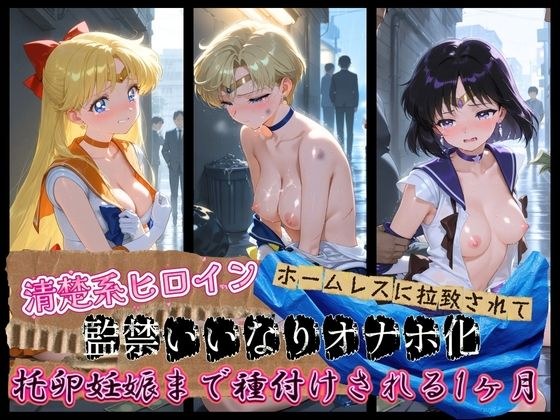 清楚系ヒロインがホームレスに拉致されて監禁いいなりオナホ化 セ〇ラームーン02 メイン画像