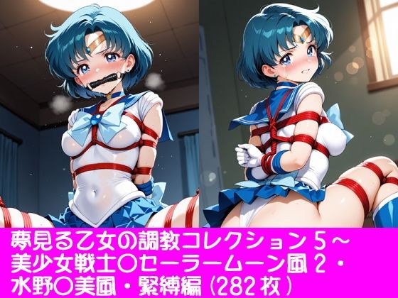 夢見る乙女の調教コレクション5〜美少女戦士〇ーラームーン風2・水野〇美風・緊縛編 メイン画像
