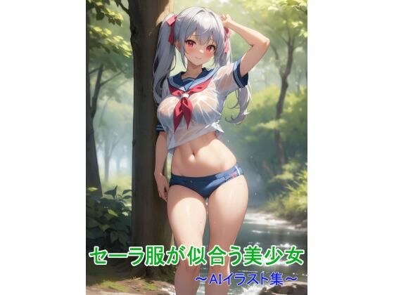 セーラー服が似合う美少女〜AIイラスト集〜 メイン画像