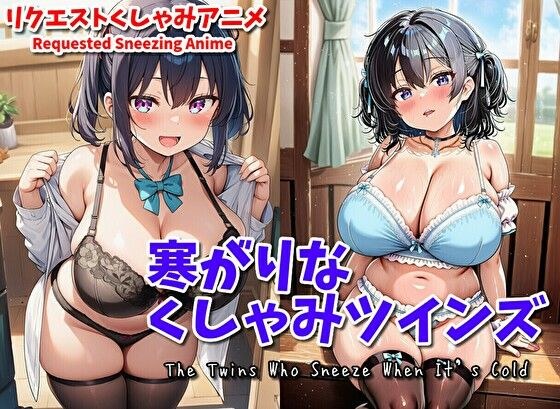【自信作！】寒がりなくしゃみツインズ（MP4アニメ）/ The Twins Who Sneeze When It’s Cold （MP4 Anime） メイン画像