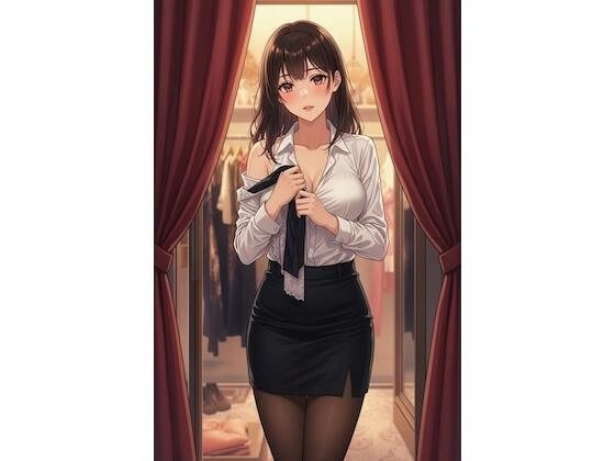 秘密の更衣室。高級ランジェリーの試着室で、完璧な先輩OL・結衣さんがすべてを脱ぎ去るまで。 メイン画像