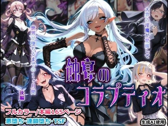蝕宴のコラプティオ 大罪の淫魔が覚醒して世界が堕ちるまでの1ヶ月間・後編 メイン画像
