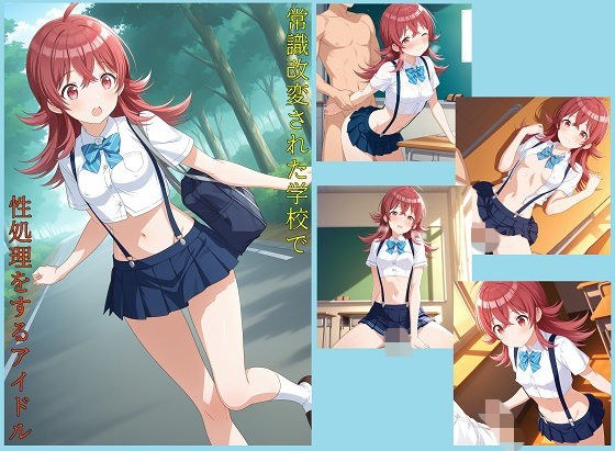 常識改変された学校で性処理をするアイドル 小〇果穂編 メイン画像