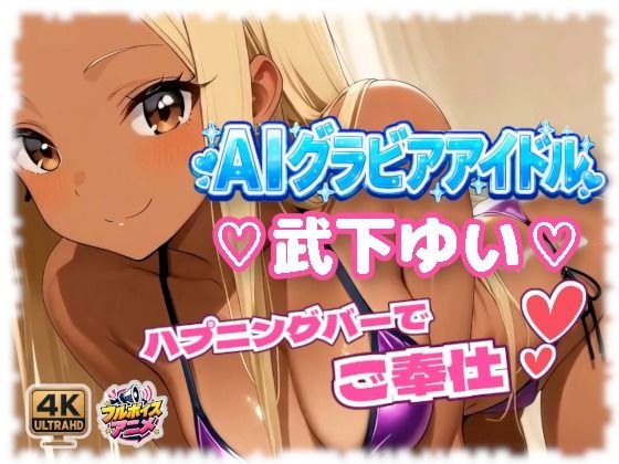 AIグラビアアイドル「武下ゆい」が「ハプニングバー」でご奉仕デビュー！！ メイン画像