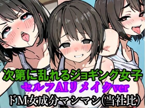 次第に乱れるジョギング女子【セルフAIリメイクver】
