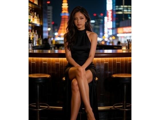 穿黑衣服的女朋友