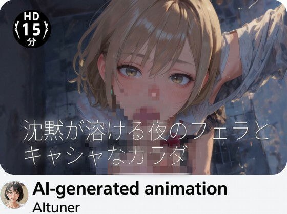 【15分HD】沈黙が溶ける夜のフェラとキャシャなカラダ
