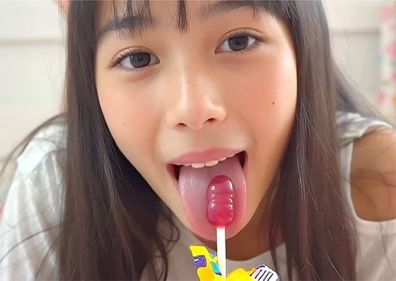 ひたすらキャンディを舐める動画集