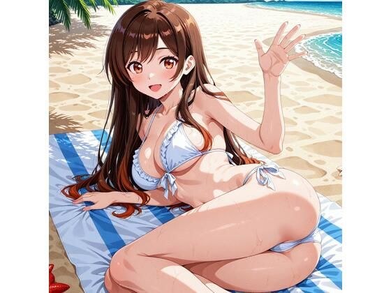水〇千鶴と、海でイチャイチャデート