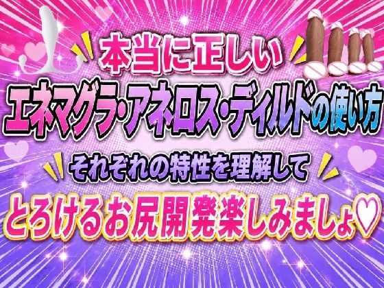 本当に正しい エネマグラ・アネロス・ディルドの使い方 それぞれの特性を理解して とろけるお尻開発楽しみましょ メイン画像