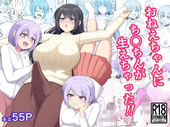 おねえちゃんにち〇ちんが生えちゃった!! メイン画像