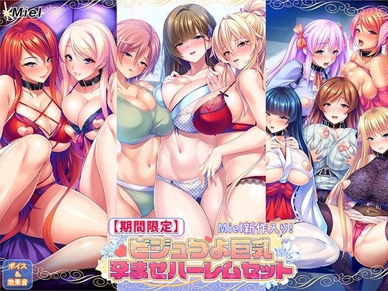【期間限定】Miel新作入り!ビジュつよ巨乳孕ませハーレムセット メイン画像